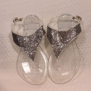 Plastic Sparkle Sandals
